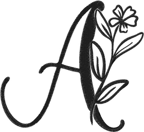 Letters A Embroidery Design, 5 sizes, Letters A Embroidery, Large Letters A Embroidery, Machine Embroidery Design, Letters A shapes Design, Instant