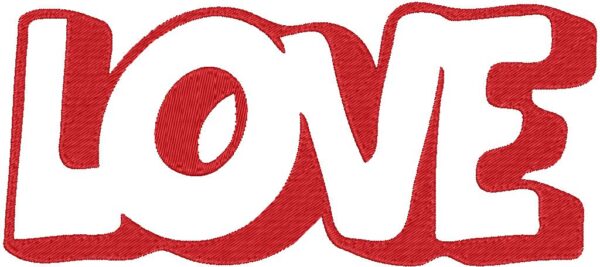 Love Embroidery Design, 5 sizes, Love Embroidery, Small Love Embroidery,Machine Embroidery Design,Love shapes Design,Instant