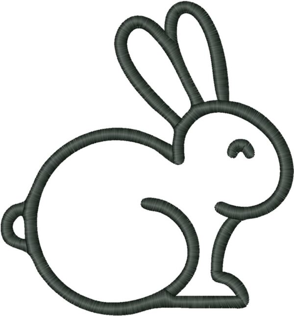 Rabbit Embroidery Design, 7 sizes, Rabbit Embroidery, Small Rabbit Embroidery,Machine Embroidery Design,Rabbit shapes Design,Instant