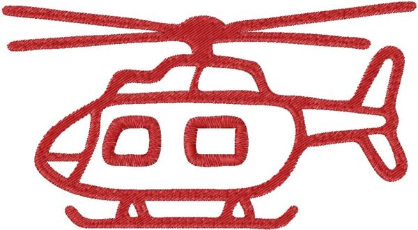 Helicopter Embroidery Design, 7 sizes, Machine Embroidery Design, Helicopter shapes Design, Instant