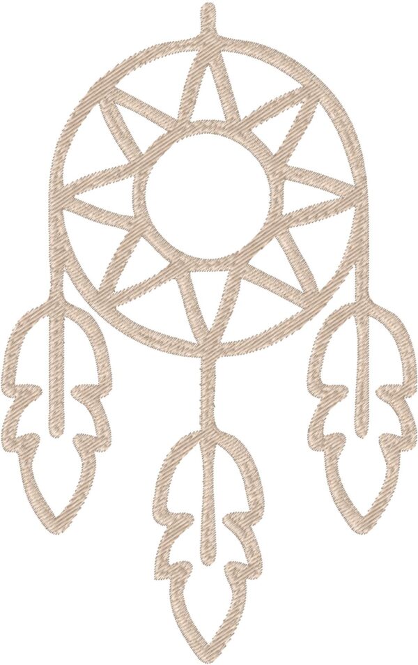 Dream Catcher Embroidery Design, 7 sizes, Machine Embroidery Design, Dream Catcher shapes Design, Instant