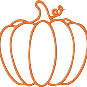 Pumpkin Embroidery Design, 7 sizes, Machine Embroidery Design, Pumpkin shapes Design, Instant