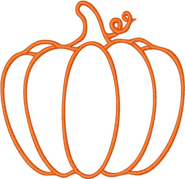 Pumpkin Embroidery Design, 7 sizes, Machine Embroidery Design, Pumpkin shapes Design, Instant