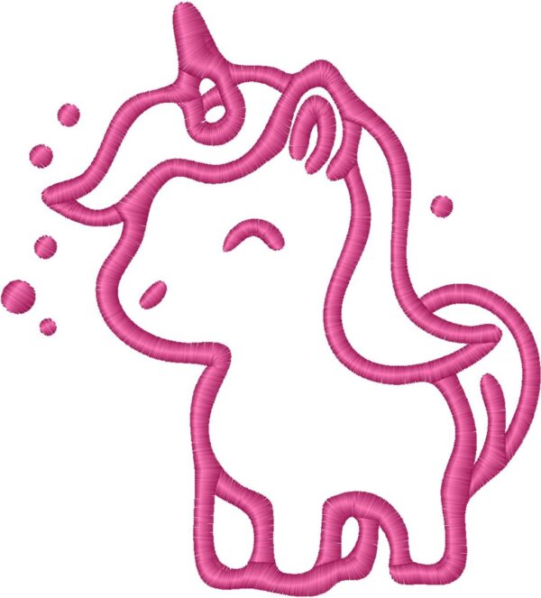 Unicorn Embroidery Design, 7 sizes, Machine Embroidery Design, Unicorn shapes Design,Instant