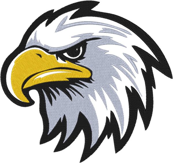 Eagle Embroidery Design, 3 sizes, Machine Embroidery Design, Eagle shapes Design, Instant