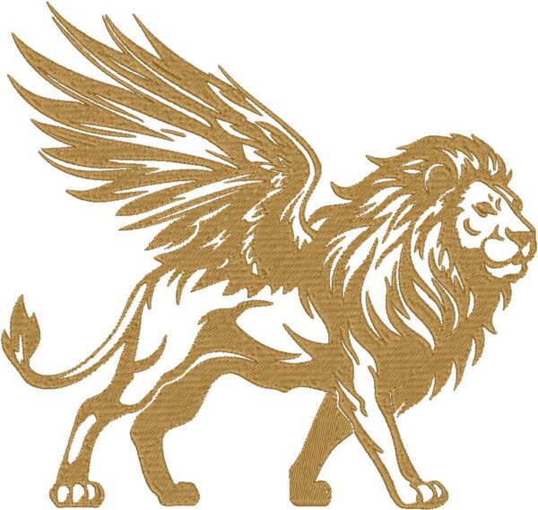 Lion Embroidery Design, 3 sizes, Machine Embroidery Design, Lion shapes Design, Instant