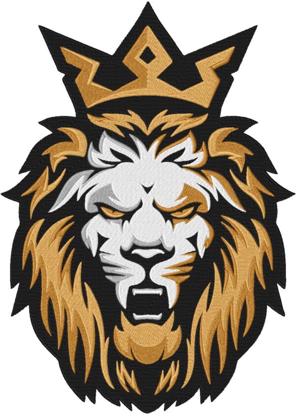 Lion Embroidery Design, 2 sizes, Big Lion Embroidery, Machine Embroidery Design, Lion shapes Design,Instant