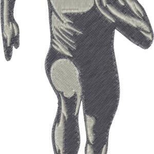 Athlete Design, 7 sizes, Machine Embroidery Design, Athlete shapes Design, Instant