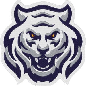 White Tiger Design, 7 sizes, Machine Embroidery Design, White Tiger shapes Design, Instant