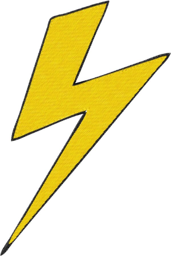 Flash Design, 7 sizes, Machine Embroidery Design, Flash shapes Design, Instant