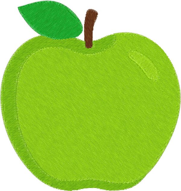 Apple Design, 7 sizes, Machine Embroidery Design, Apple shapes Design, Instant
