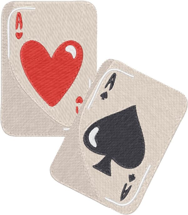 Cards Design, 7 sizes, Machine Embroidery Design, Cards shapes Design, Instant