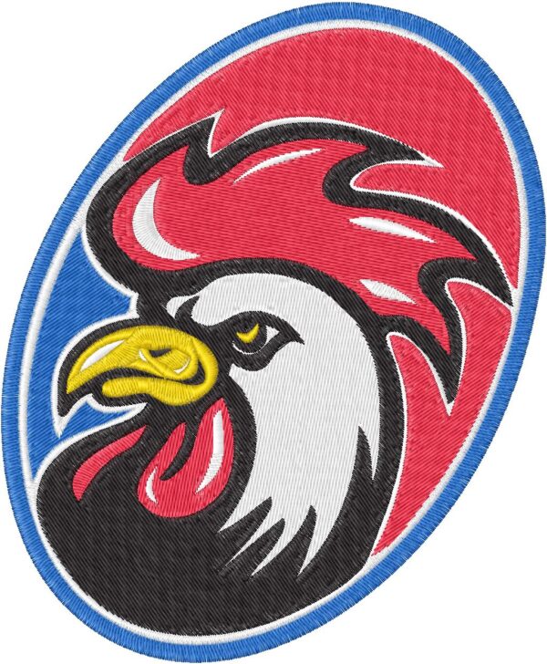 Rooster Design, 7 sizes, Machine Embroidery Design, Rooster shapes Design, Instant