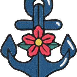 Anchor Design, 7 sizes, Machine Embroidery Design, Anchor shapes Design, Instant