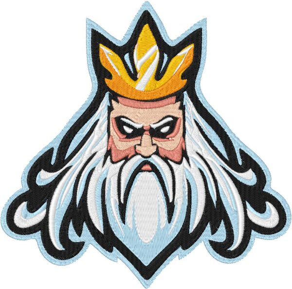 Neptune Design, 7 sizes, Machine Embroidery Design, Neptune shapes Design, Instant