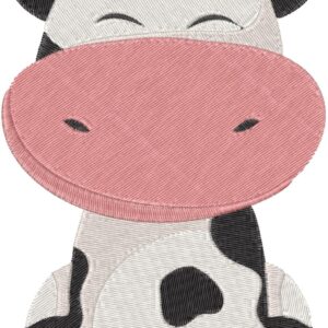 Baby Cow Design, 7 sizes, Machine Embroidery Design, Baby Cow shapes Design, Instant