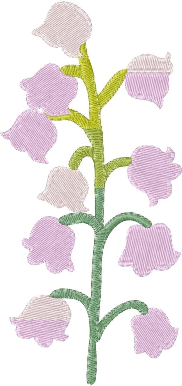 Flower Design, 7 sizes, Machine Embroidery Design, Flower shapes Design, Instant