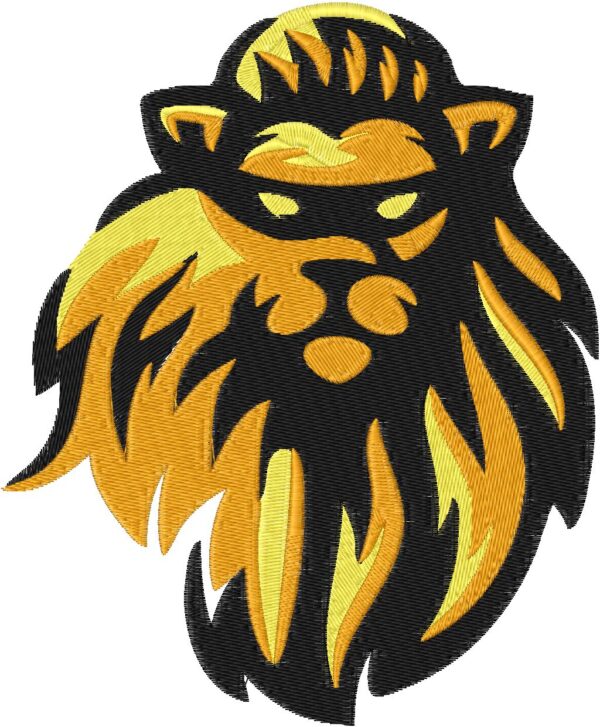 Lion Design, 7 sizes, Machine Embroidery Design, Lion shapes Design, Instant