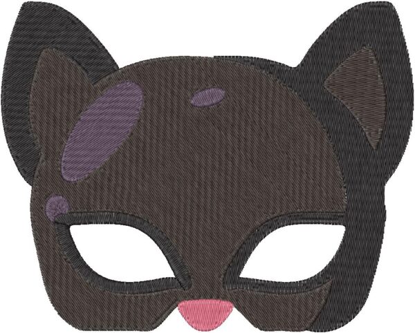 Cat Mask Design, 7 sizes, Machine Embroidery Design, Cat Mask shapes Design, Instant