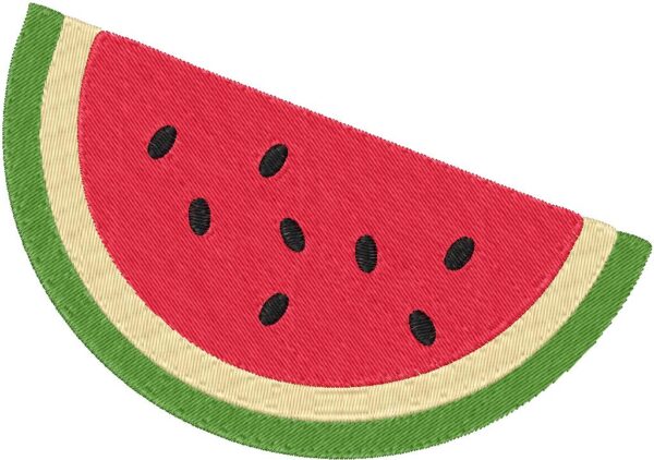 Watermelon Design, 7 sizes, Machine Embroidery Design, Watermelon shapes Design, Instant