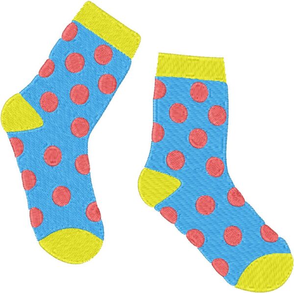 Socks Embroidery Design, 7 sizes, Machine Embroidery Design, Socks shapes Design, Instant