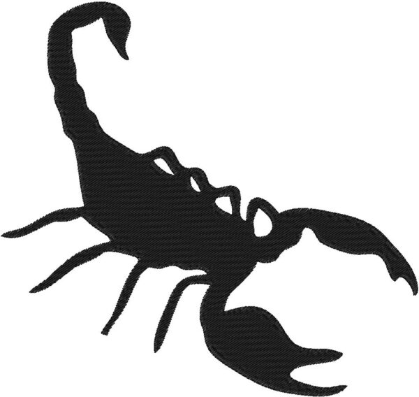 Scorpio Design, 7 sizes, Machine Embroidery Design, Scorpio shapes Design, Instant