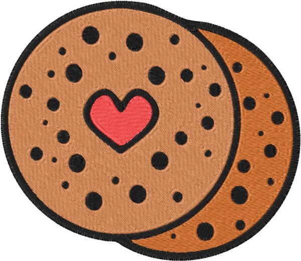 Cookie Design, 7 sizes, Machine Embroidery Design, Cookie shapes Design, Instant