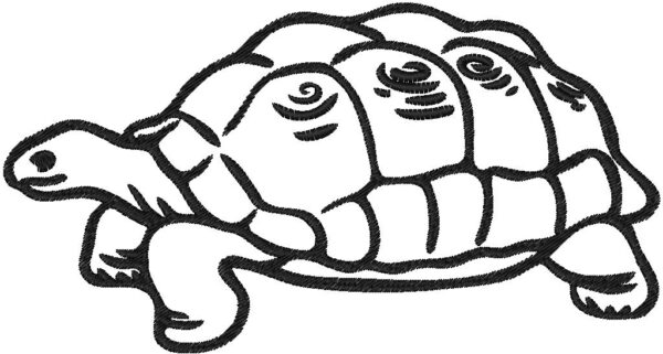 Turtle Design, 7 sizes, Machine Embroidery Design, Turtle shapes Design, Instant