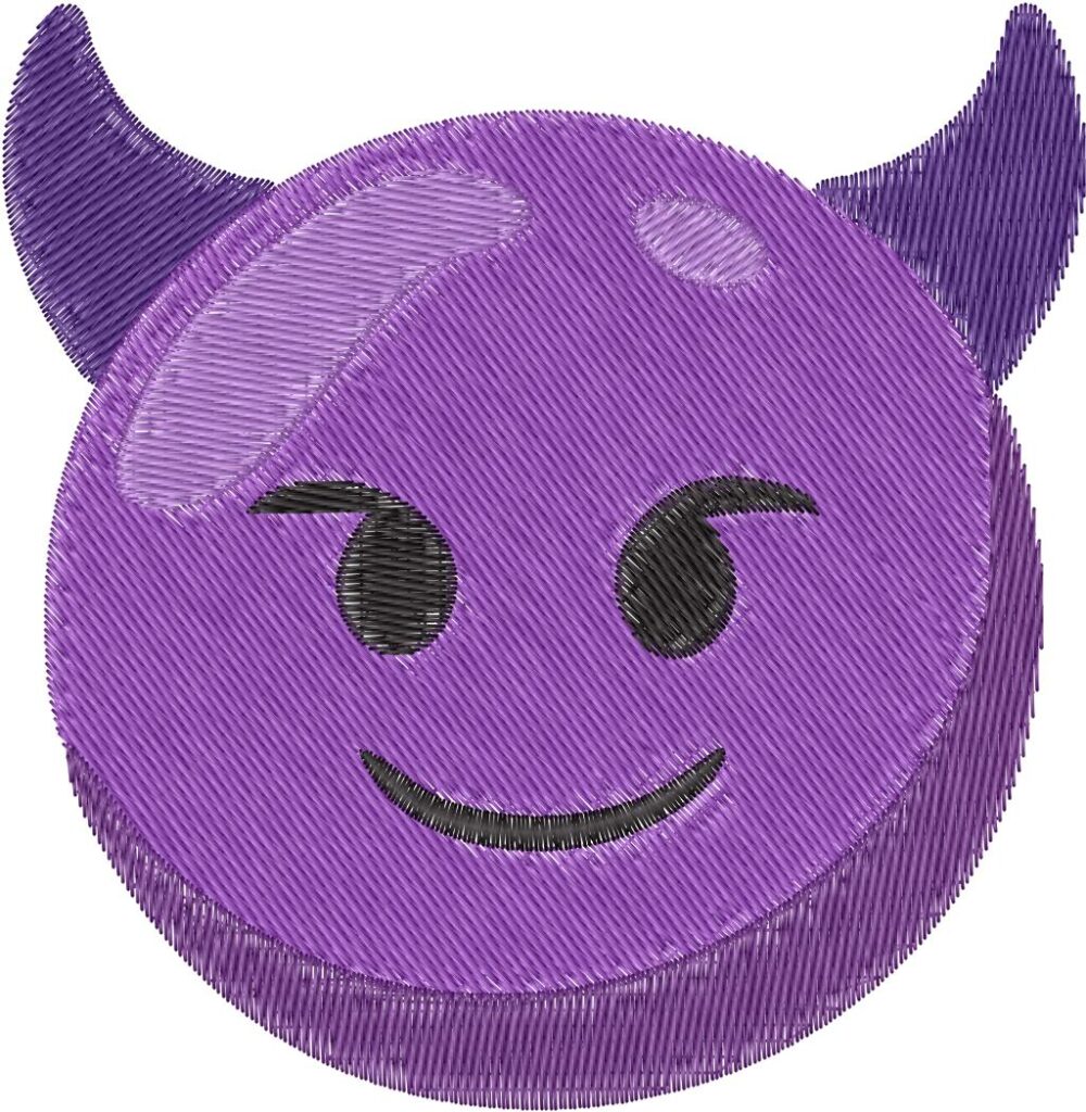 Devil Embroidery Design, 6 sizes, Machine Embroidery Design, Devil ...