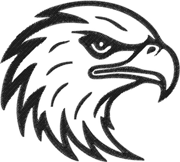 Eagle Design, 3 sizes, Machine Embroidery Design, Eagle shapes Design, Instant