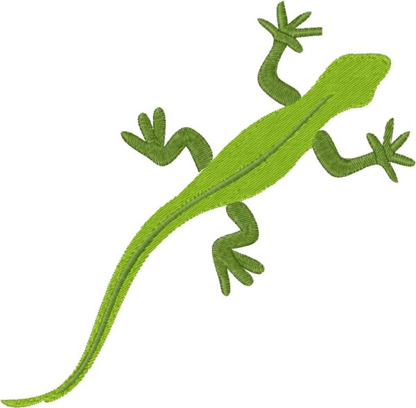 Lizard Design, 3 sizes, Machine Embroidery Design, Lizard shapes Design, Instant