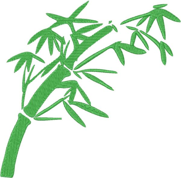 Bamboo Design, 7 sizes, Machine Embroidery Design, Bamboo shapes Design, Instant