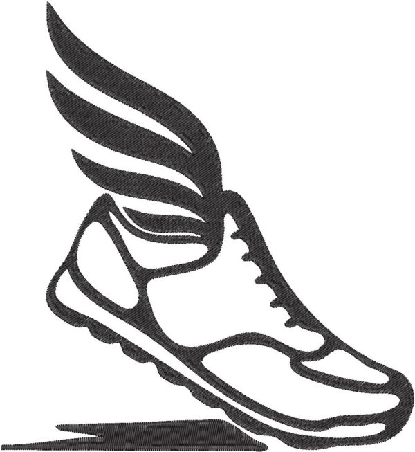 Shoe Design, 7 sizes, Machine Embroidery Design, Shoe shapes Design, Instant
