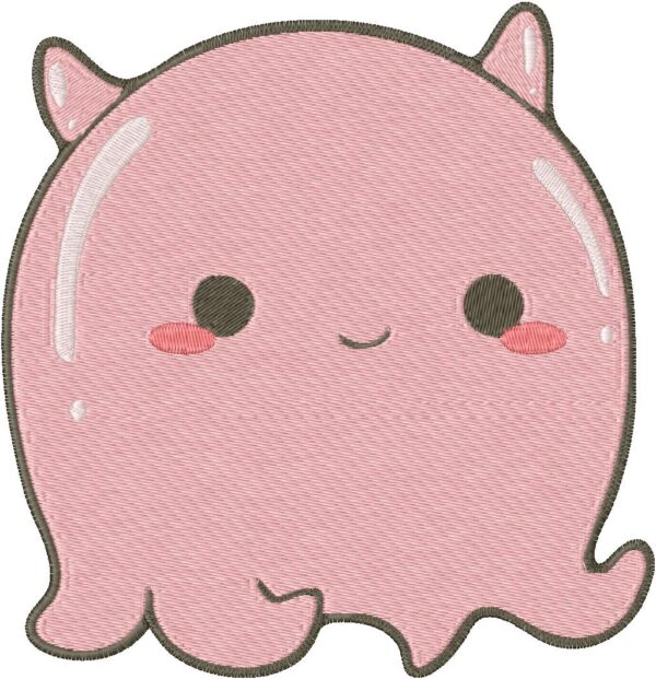 Baby Octopus Design, 7 sizes, Machine Embroidery Design, Baby Octopus shapes Design, Instant