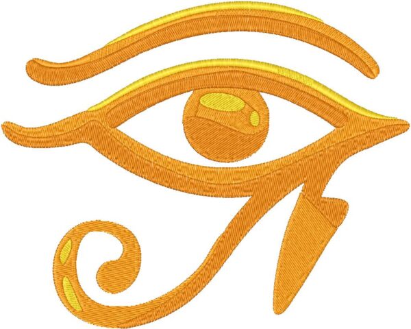 Eye Design, 7 sizes, Machine Embroidery Design, Eye shapes Design, Instant