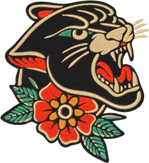 Puma Design, 7 sizes, Machine Embroidery Design, Puma shapes Design, Instant