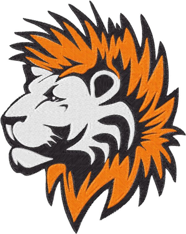 Lion Embroidery Design, 7 sizes, Machine Embroidery Design, Lion shapes Design, Instant