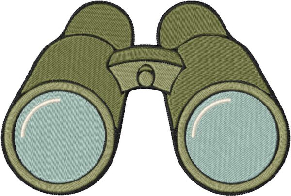Telescope Embroidery Design, 7 sizes, Machine Embroidery Design, Telescope shapes Design, Instant