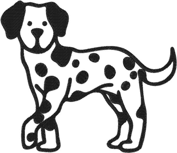 Dalmatian Design, 7 sizes, Machine Embroidery Design, Dalmatian shapes Design, Instant