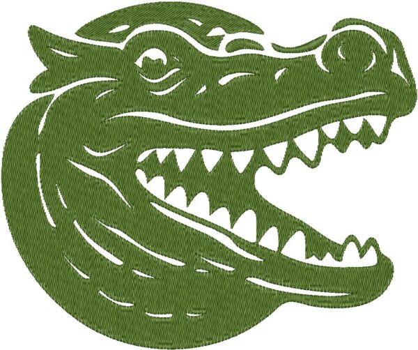 Crocodile Design, 7 sizes, Machine Embroidery Design, Crocodile shapes Design, Instant