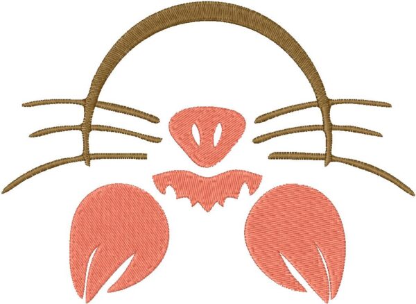 Mole Design, 7 sizes, Machine Embroidery Design, Mole shapes Design, Instant