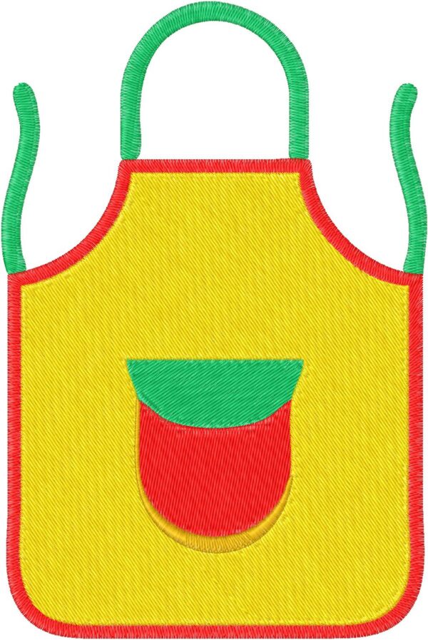 Apron Embroidery Design, 7 sizes, Machine Embroidery Design, Apron shapes Design, Instant