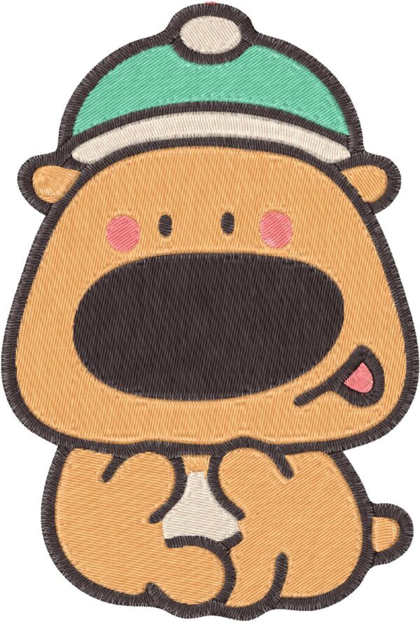 Bear Embroidery Design, 7 sizes, Machine Embroidery Design, Bear shapes Design, Instant