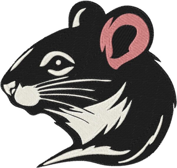 Mouse Design, 7 sizes, Machine Embroidery Design, Mouse shapes Design, Instant