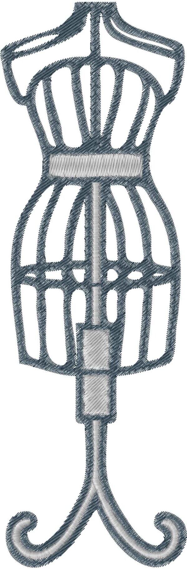 Clothes Rack Design, 7 sizes, Machine Embroidery Design, Clothes Rack shapes Design, Instant