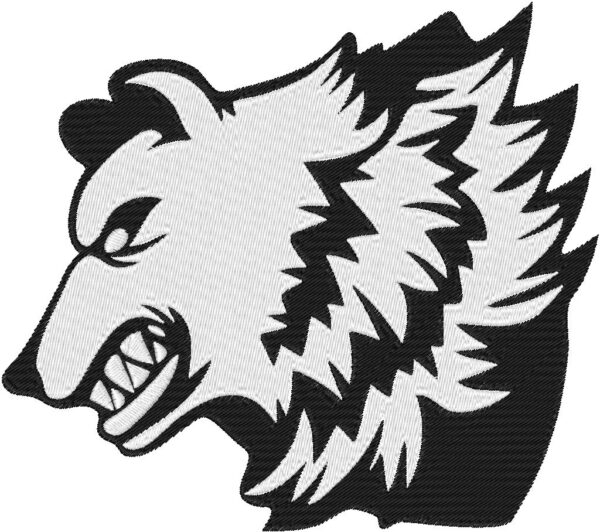 Wolf Embroidery Design, 7 sizes, Machine Embroidery Design, Wolf shapes Design, Instant