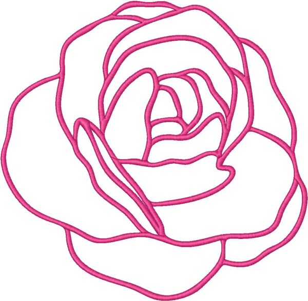 Bloom Design, 7 sizes, Machine Embroidery Design, Bloom shapes Design, Instant