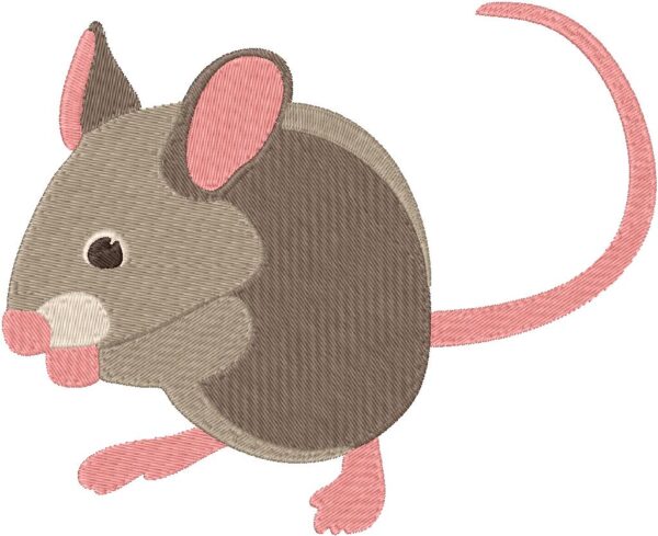 Mouse Design, 7 sizes, Machine Embroidery Design, Mouse shapes Design, Instant