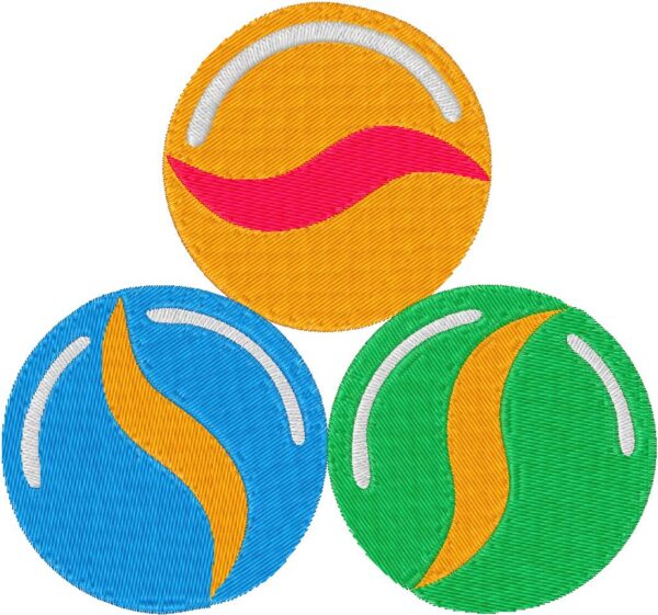 Glass Balls Design, 7 sizes, Machine Embroidery Design, Glass Balls shapes Design, Instant