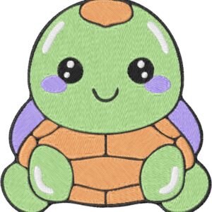 Turtle Design, 7 sizes, Machine Embroidery Design, Turtle shapes Design, Instant